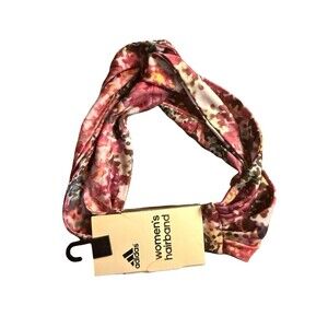 Adidas Women’s Twist Hairband Floral Explosion Print OSFA Headband New